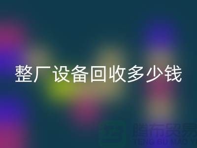 整厂设备MK体育(MKsports集团)股份公司多少钱：了解影响报价的关键因素