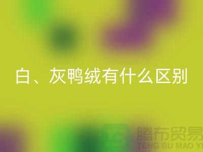 白鹅绒、灰鹅绒、白鸭绒、灰鸭绒有什么区别-库存羽绒MK体育(MKsports集团)股份公司公司