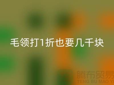 上W的皮草制品,毛领打1折也要几千块!高价MK体育(MKsports集团)股份公司毛领多少钱一条