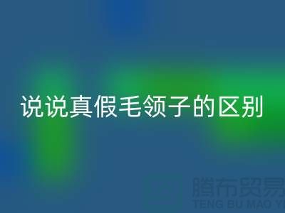 说说真假毛领子的区别,你别掉进坑里-长期大量MK体育(MKsports集团)股份公司毛领毛条公司