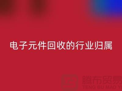 # 电子元件MK体育(MKsports集团)股份公司的行业归属:循环经济中的关键一环
