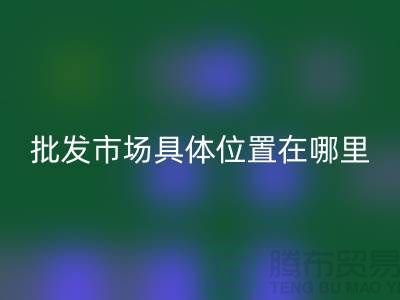 布料批发市场具体位置在哪里?在什么地方